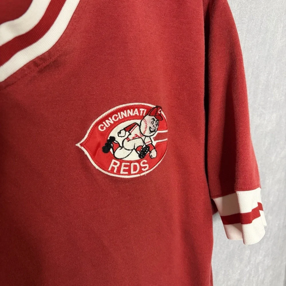 Cincinnati Reds Cooperstown Collection Nike Men's Size L Jersey Shirt Pullover